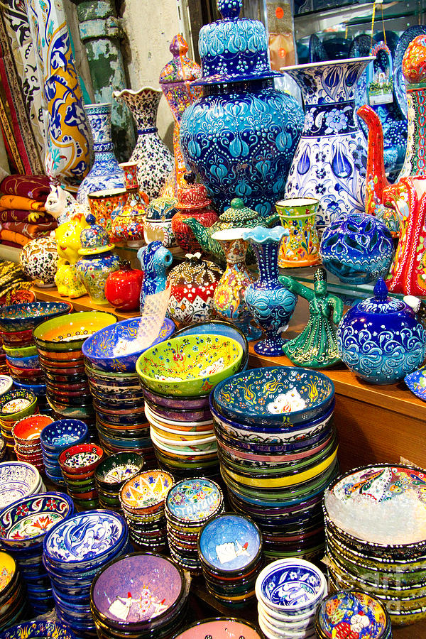 Turkish Ceramic Pottery 1 Photograph by David Smith