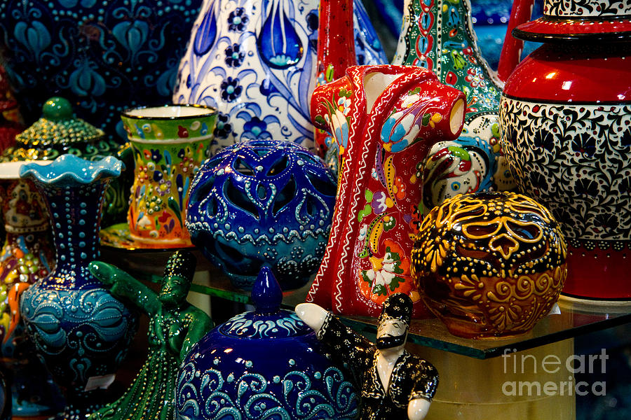Turkey Photograph - Turkish Ceramic Pottery 2 by David Smith