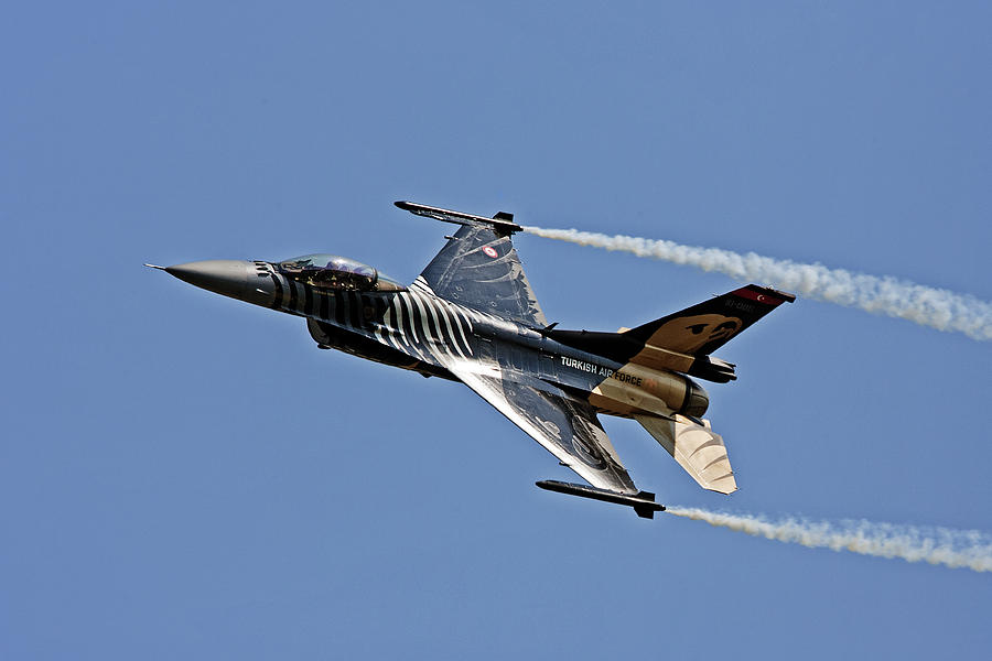 Turkish F 16 Photograph by Paul Scoullar