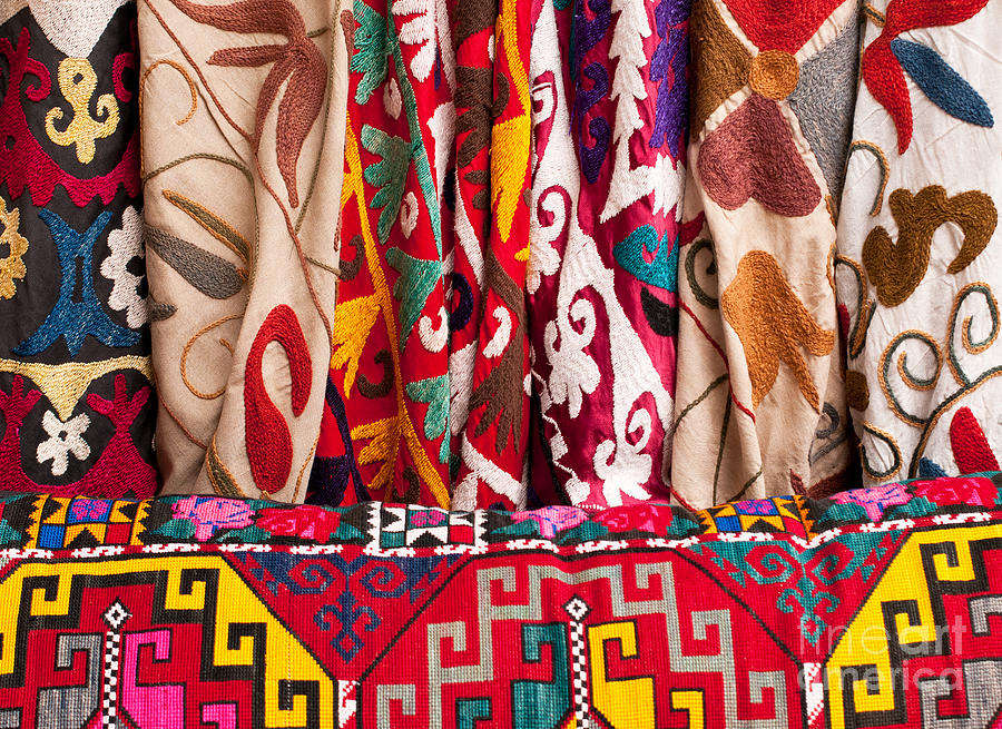 Turkish Textiles 03 Photograph by Rick Piper Photography
