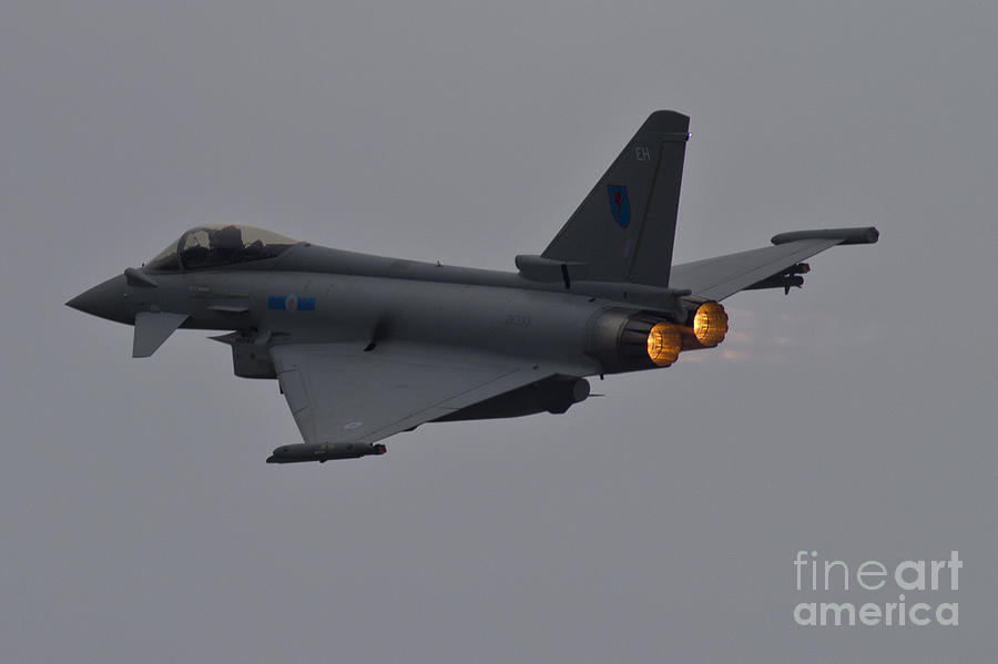 Air Show Photograph - Turn and Burn Typhoon by Airpower Art