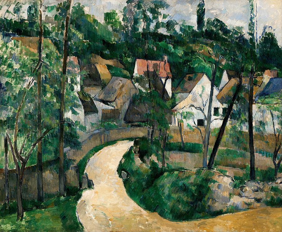 Boston Painting - Turn in the Road by Paul Cezanne