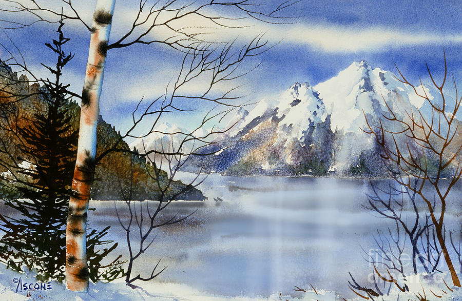 Winter Painting - Turnagain View by Teresa Ascone