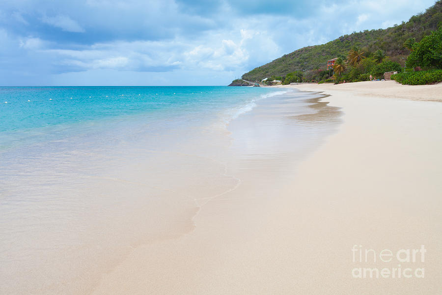 Beach Photograph - Turner Beach Antigua by Diane Macdonald