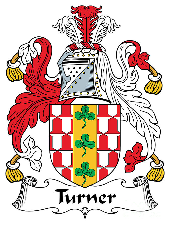 Turner Coat of Arms Irish Digital Art by Heraldry | Fine Art America