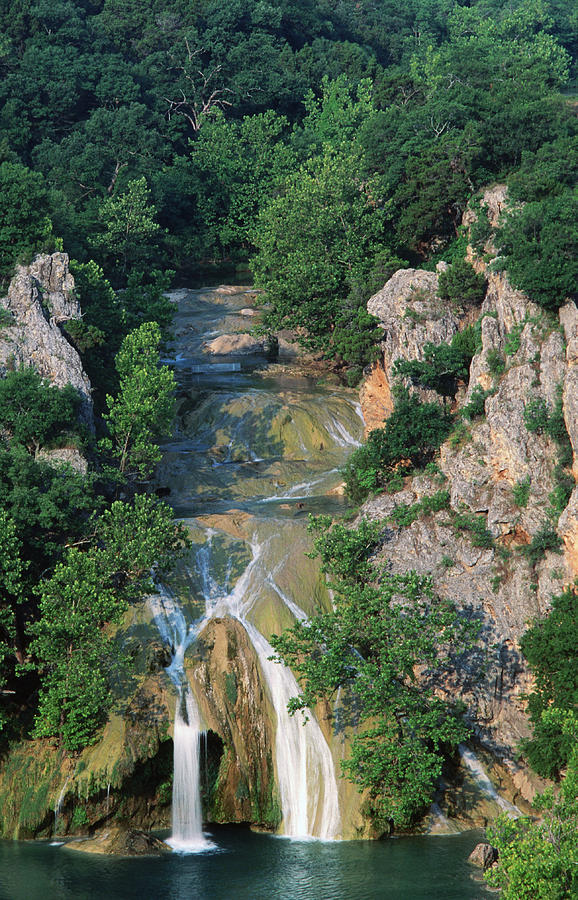 Turner Falls, Arbuckle Mountains Photograph by John Elk Turner Falls, Arbuckle Mountains Photograph by John Elk