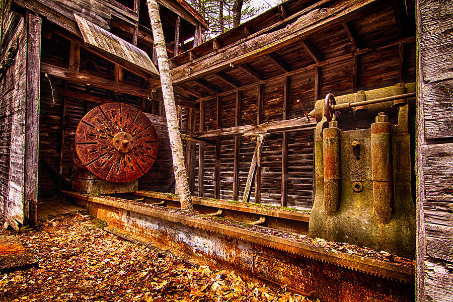 Turning Shed Redstone Quarry Conway NH Photograph by Jeff Sinon