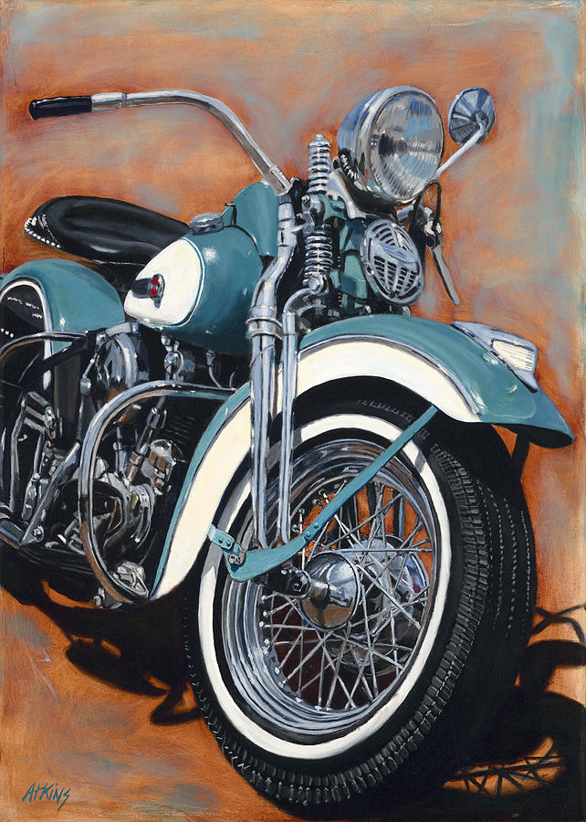 Turquoise 47  Painting by Jack Atkins