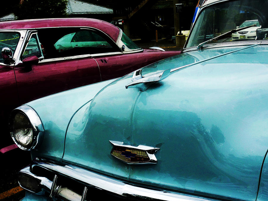 Turquoise Bel Air Photograph by Susan Savad