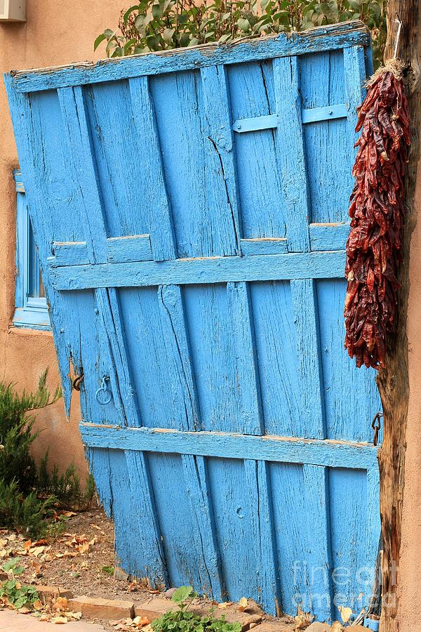 Architecture Photograph - Turquoise Door by Ashley M Conger