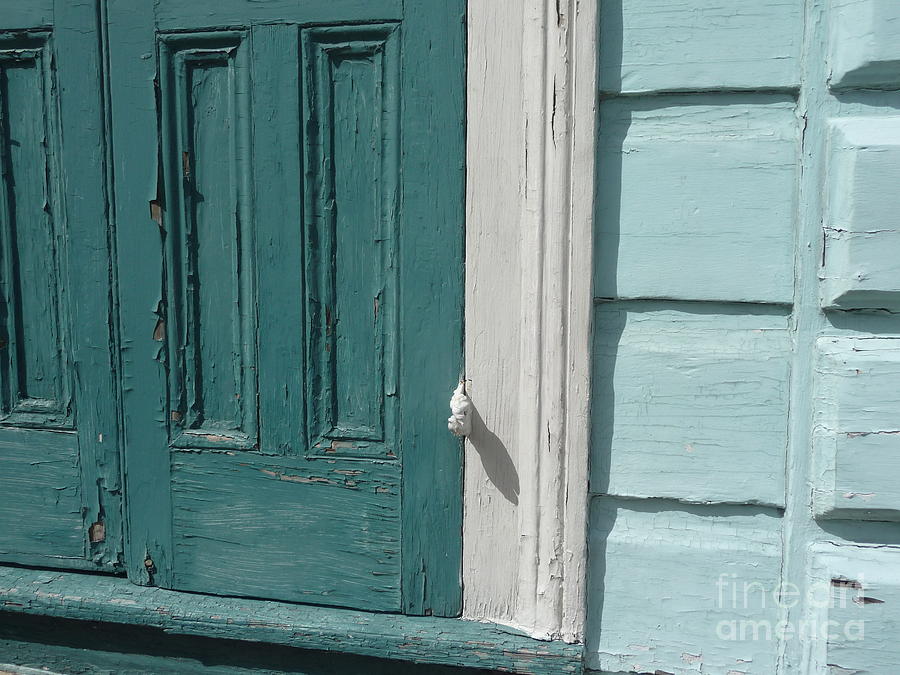 Turquoise Door Photograph by Valerie Reeves