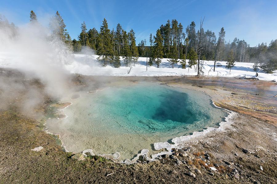 Turquoise Hot Spring Photograph by Dr Juerg Alean/science Photo Library ...