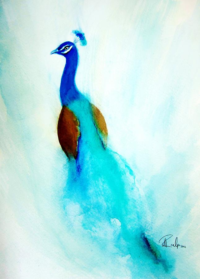 Turquoise Peacock by Andrea Realpe Turquoise Peacock by Andrea Realpe