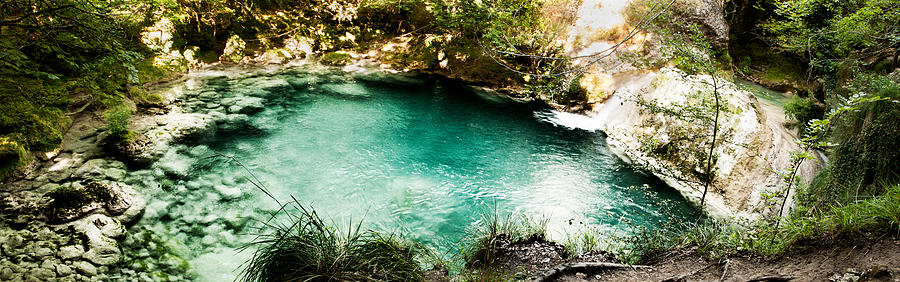 Turquoise River Waterfall and Pond Photograph by Weston Westmoreland