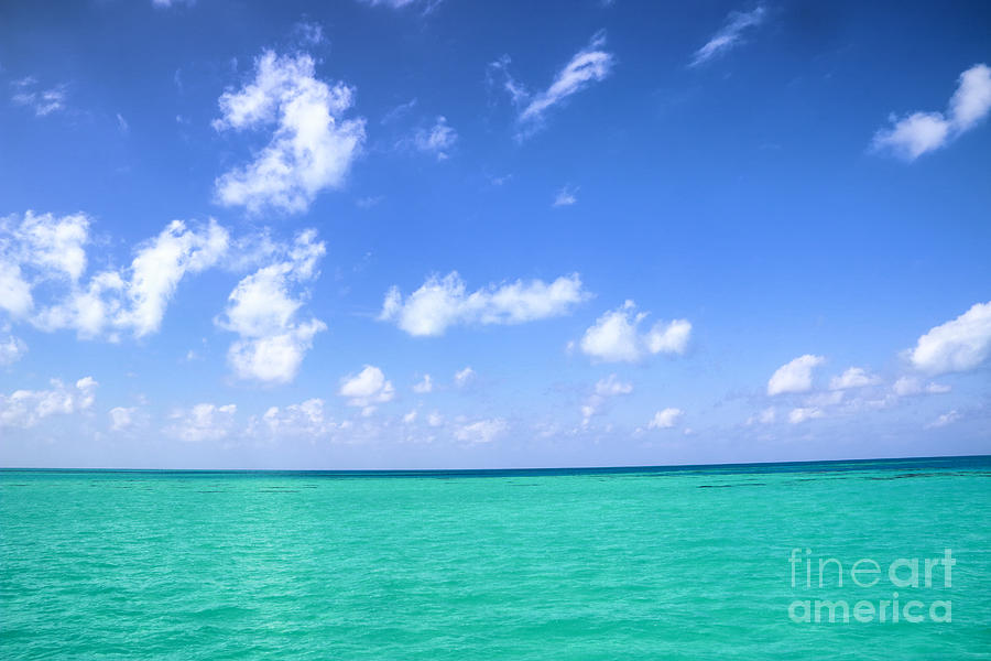 Turquoise Sea Photograph by Charline Xia