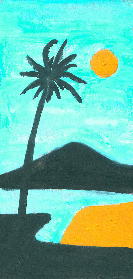 Turquoise Tropic Painting by R Kyllo