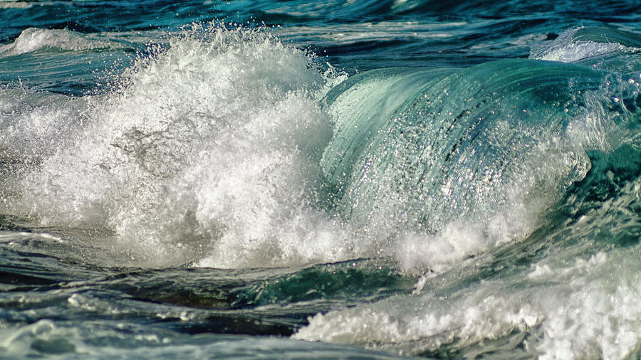 Turquoise Waves Photograph by Stelios Kleanthous