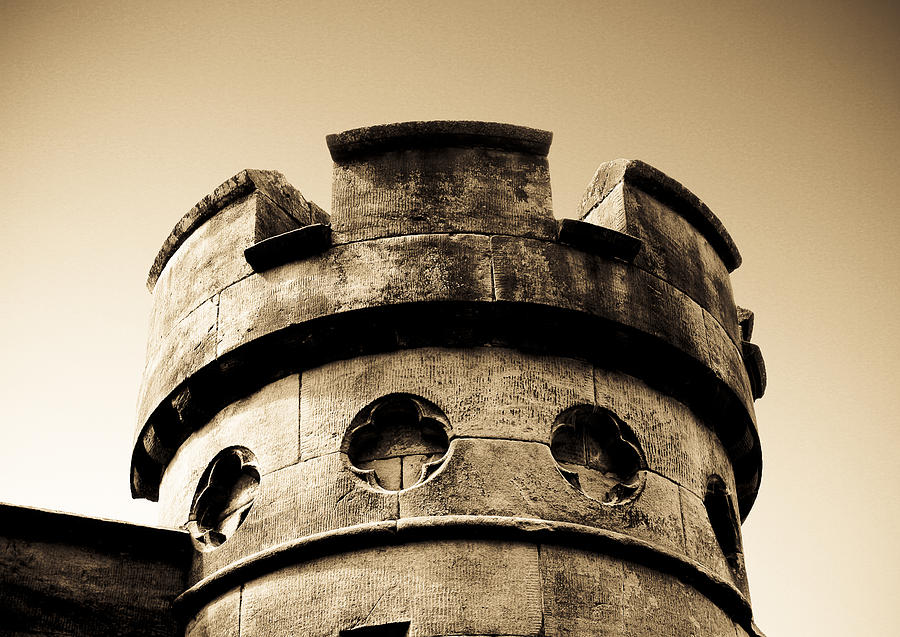 Castle Photograph - Turret by Alan Oliver