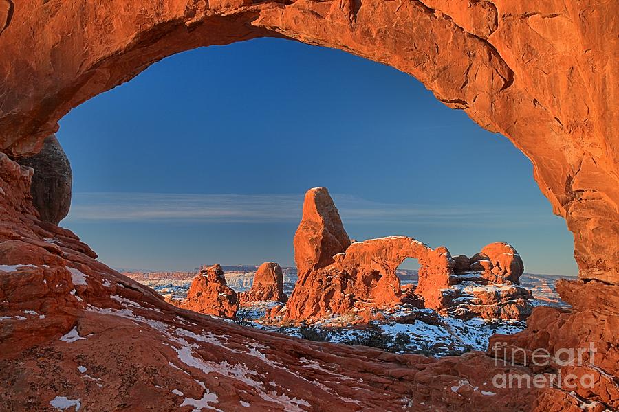 Turret Arch In The Window Photograph by Adam Jewell