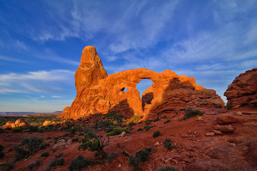 Turret Arch Landscape Photograph by Greg Norrell