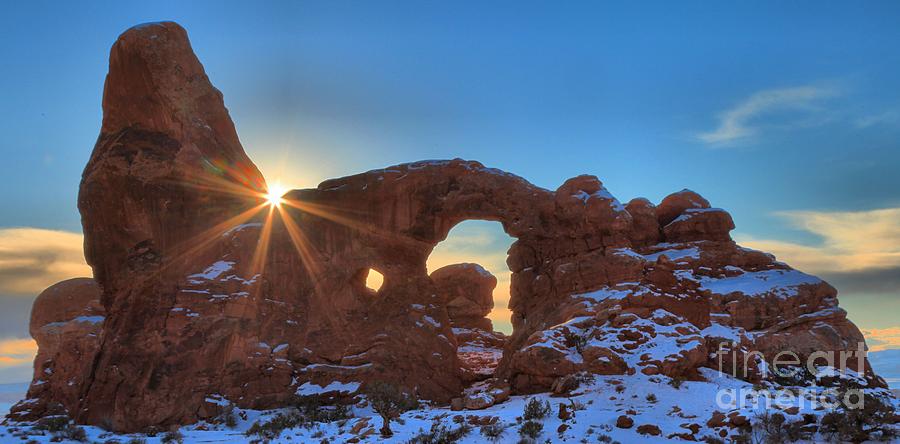 Turret Arch Sunburst Photograph by Adam Jewell
