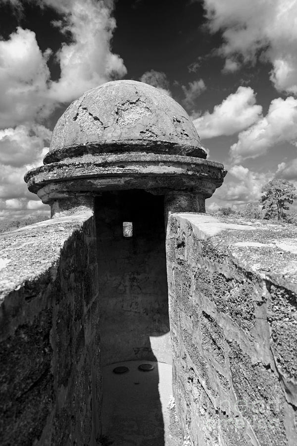 Turret I in BW Photograph by Mary Haber