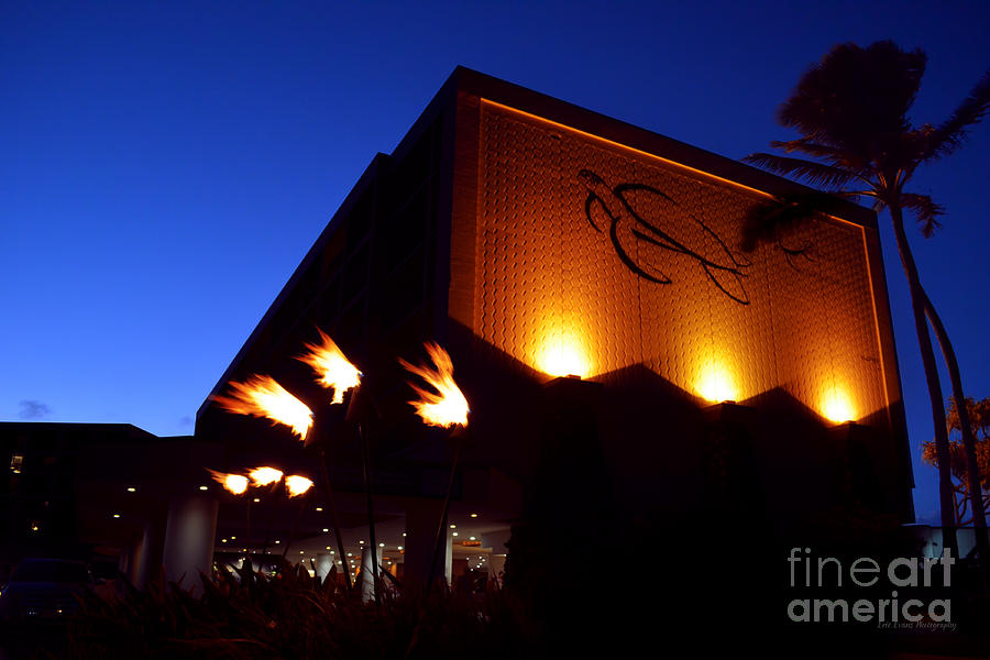 Turtle Bay Photograph - Turtle Bay Resort After Sunset by Aloha Art