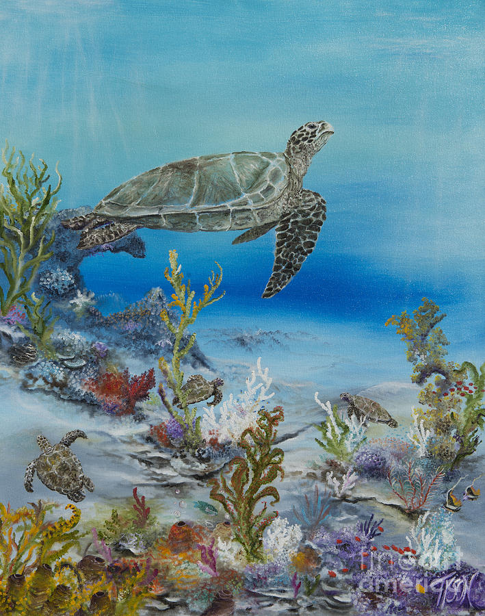 Turtle Haven Painting by John Tyson - Fine Art America