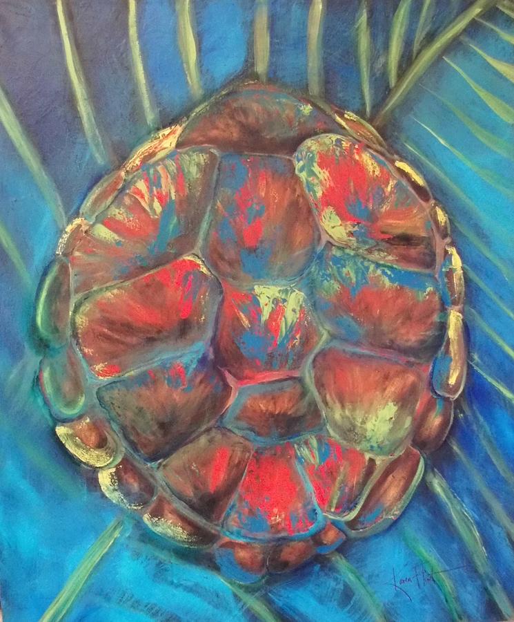 Turtle Heaven Painting by Karen Flint - Pixels