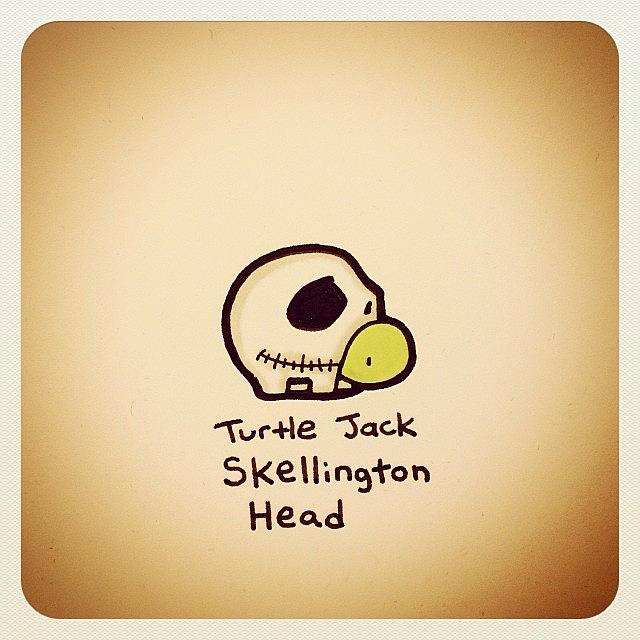 Turtle Jack Skellington Head Photograph by Turtle Wayne