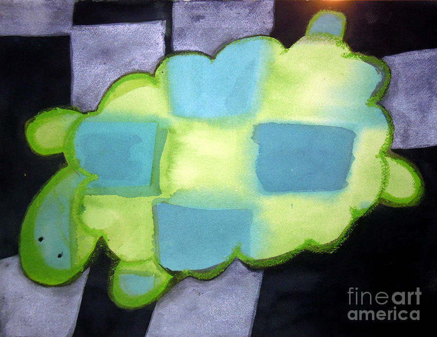 Turtle Painting - Turtle by Katie  Duff