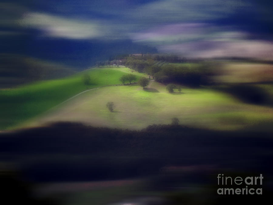 Tuscan Abstract Landscape Photograph by Karen Lewis