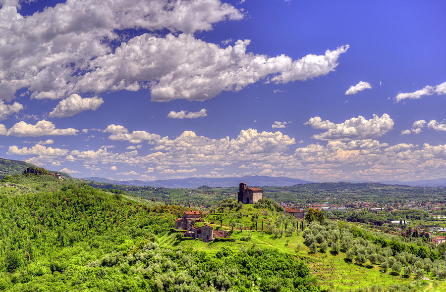 Tuscan Church on the Hill 2 Photograph by Matt Swinden