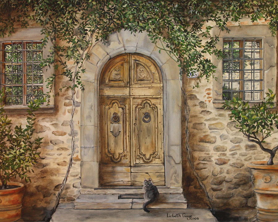 tuscan painted doors