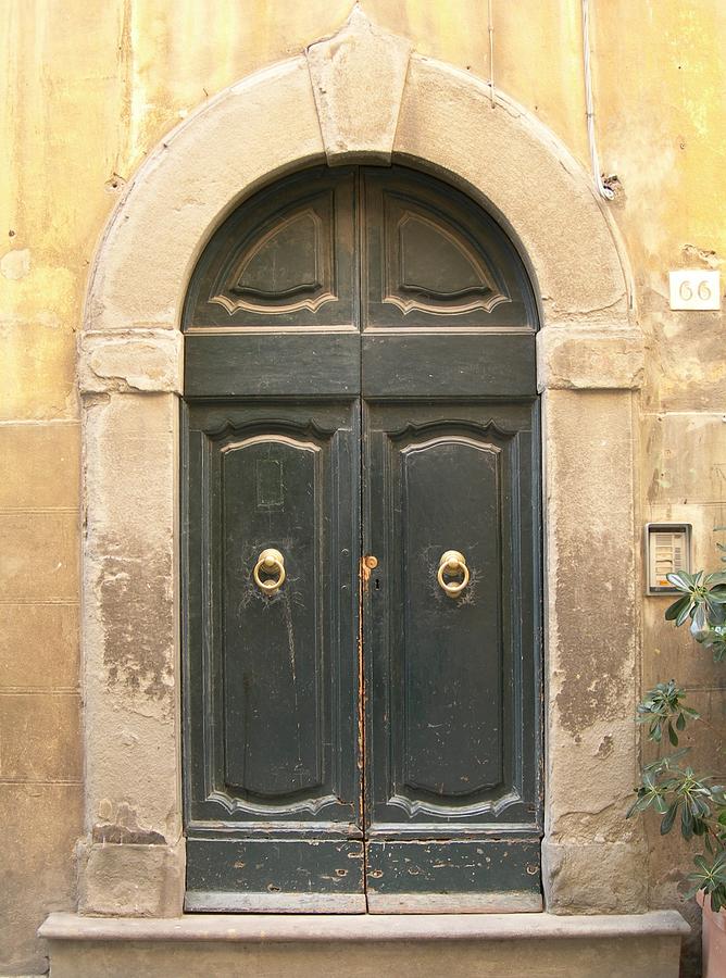 Tuscan Doorway Painting by Melinda Saminski