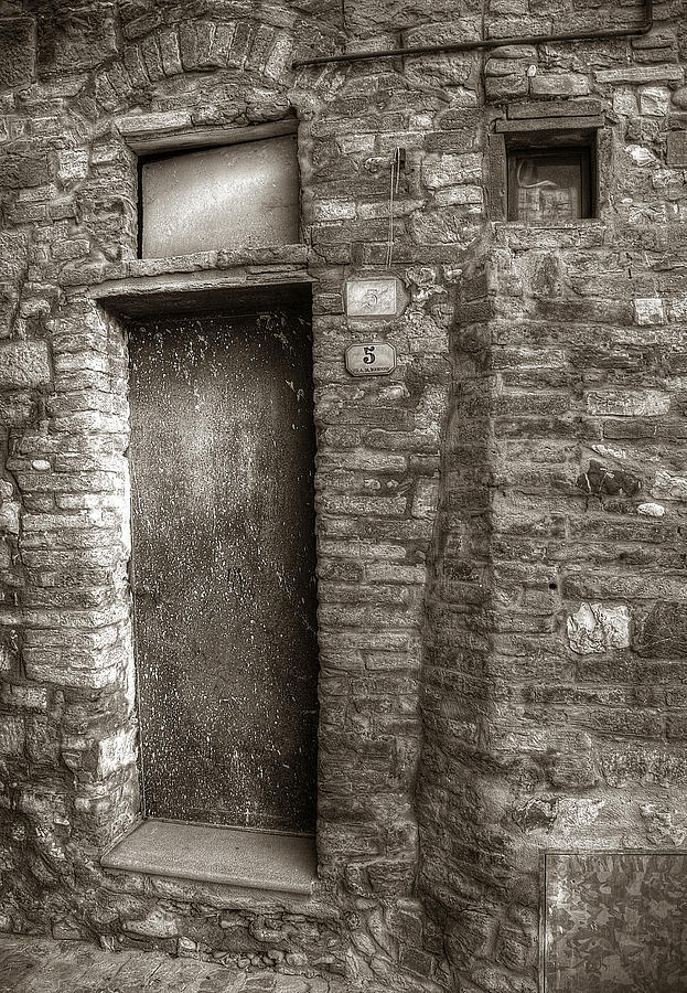 Tuscan Doorway Photograph by Michael Kirk