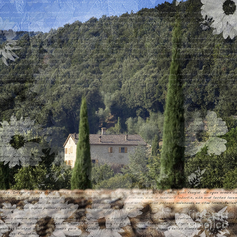 Holiday Photograph - Tuscan Home by Alex Rowbotham