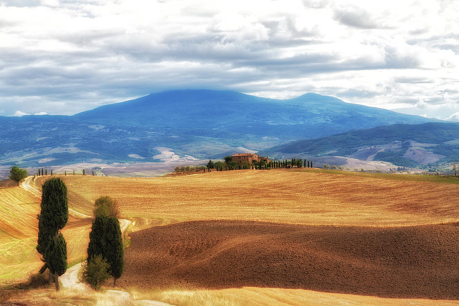 Tuscan Landscape In Autumn Photograph by Bettina Lichtenberg