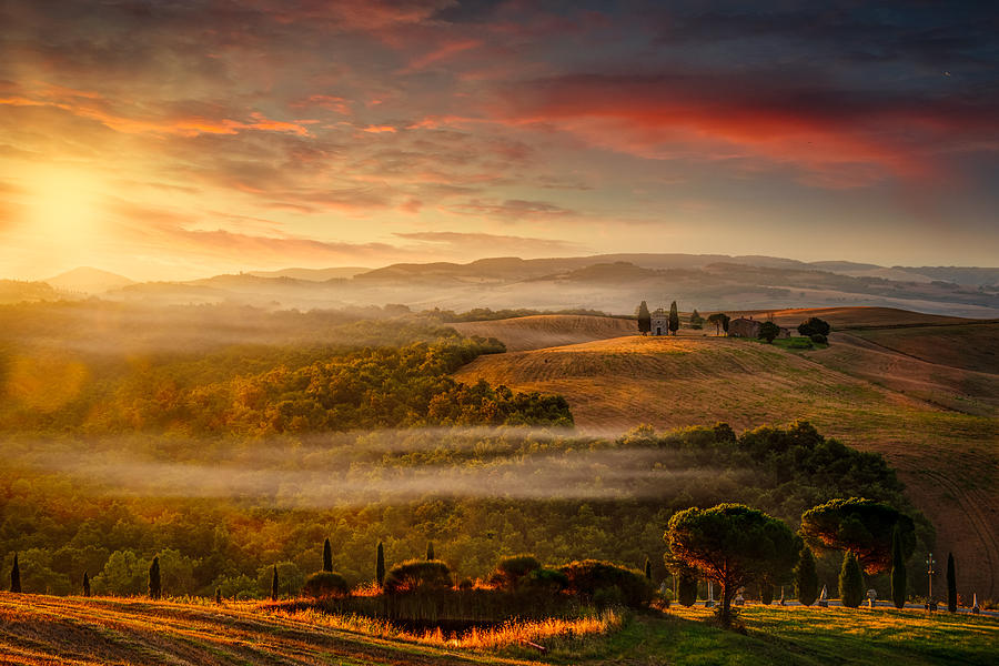 Tuscany Photograph - Tuscan Light by Alexander Hill