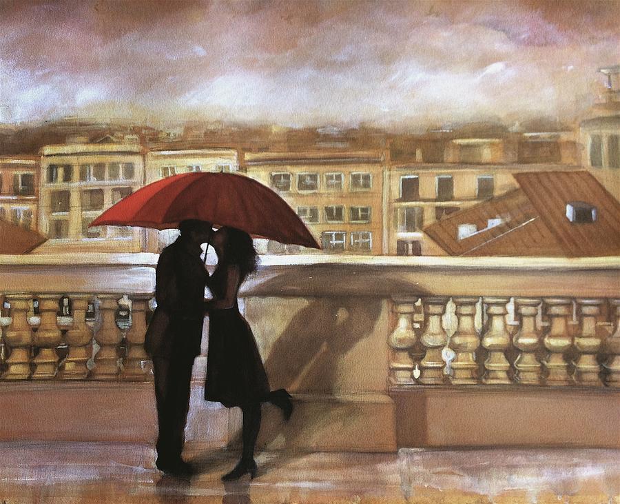 Tuscan Love Painting by Gregory DeGroat