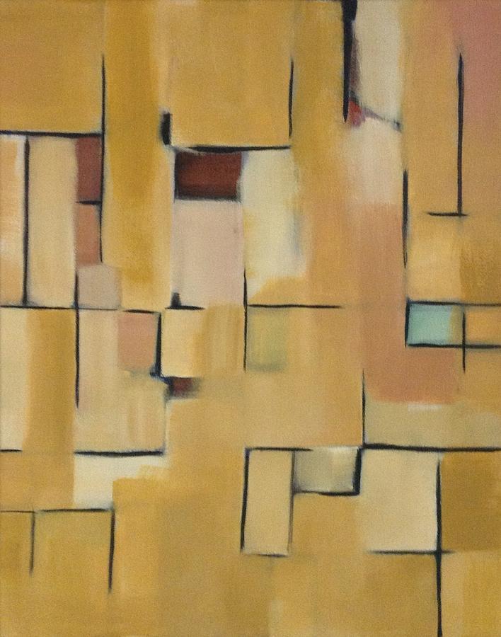Abstract Painting - Tuscan Mid Century by Patricia Cleasby