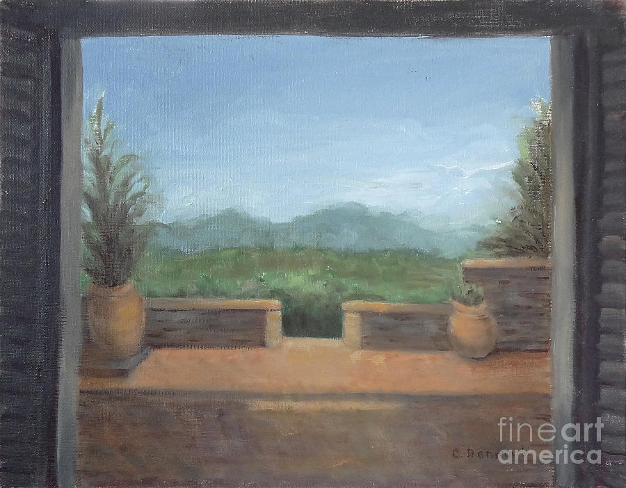 Tuscan Olive Gove Painting by Carol DENMARK