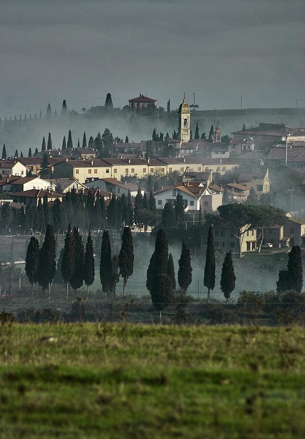 Tuscan Town Photograph by Henry Kowalski