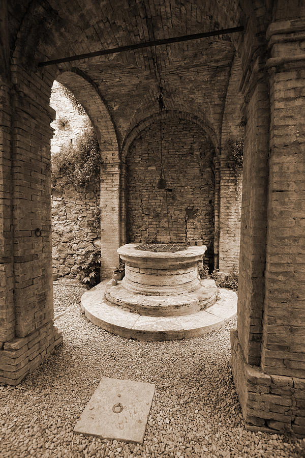 Tuscan Well Photograph by Donna Corless
