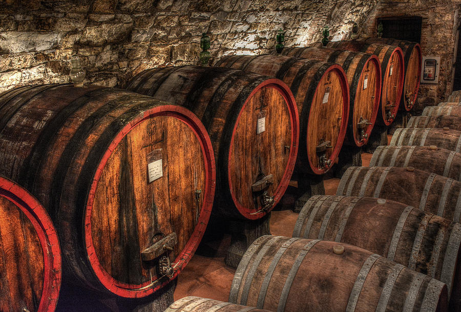Tuscan Wine Cellar Photograph by Michael Kirk