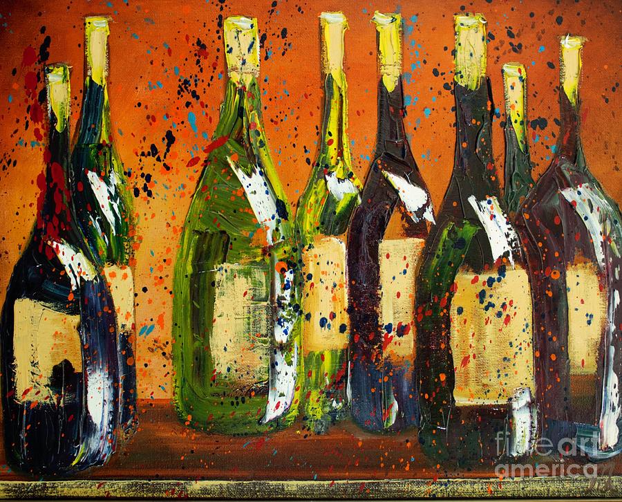 Tuscan Wine Painting by Jodi Monahan - Fine Art America