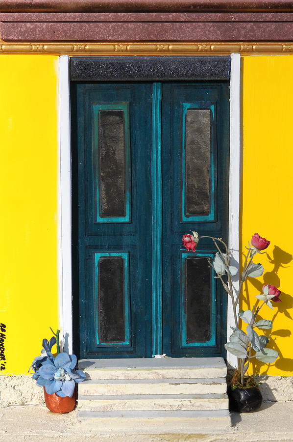 Tuscany Door Painting by Robert Handler