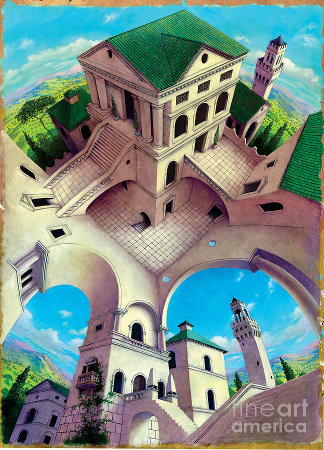 Tuscany II Digital Art by MGL Meiklejohn Graphics Licensing