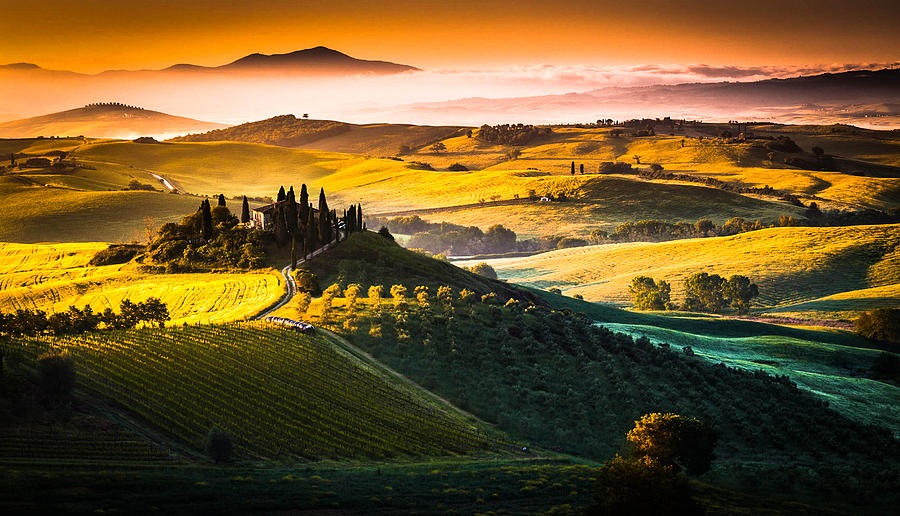 Tuscany morning Photograph by Stefano Termanini