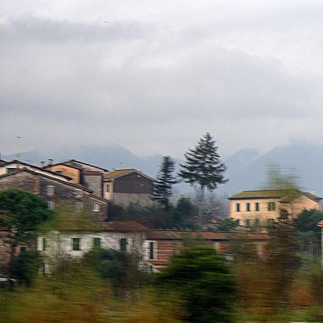 Nature Photograph - #tuscany #oldhouses #nature #motionblur by Mariana Mincu